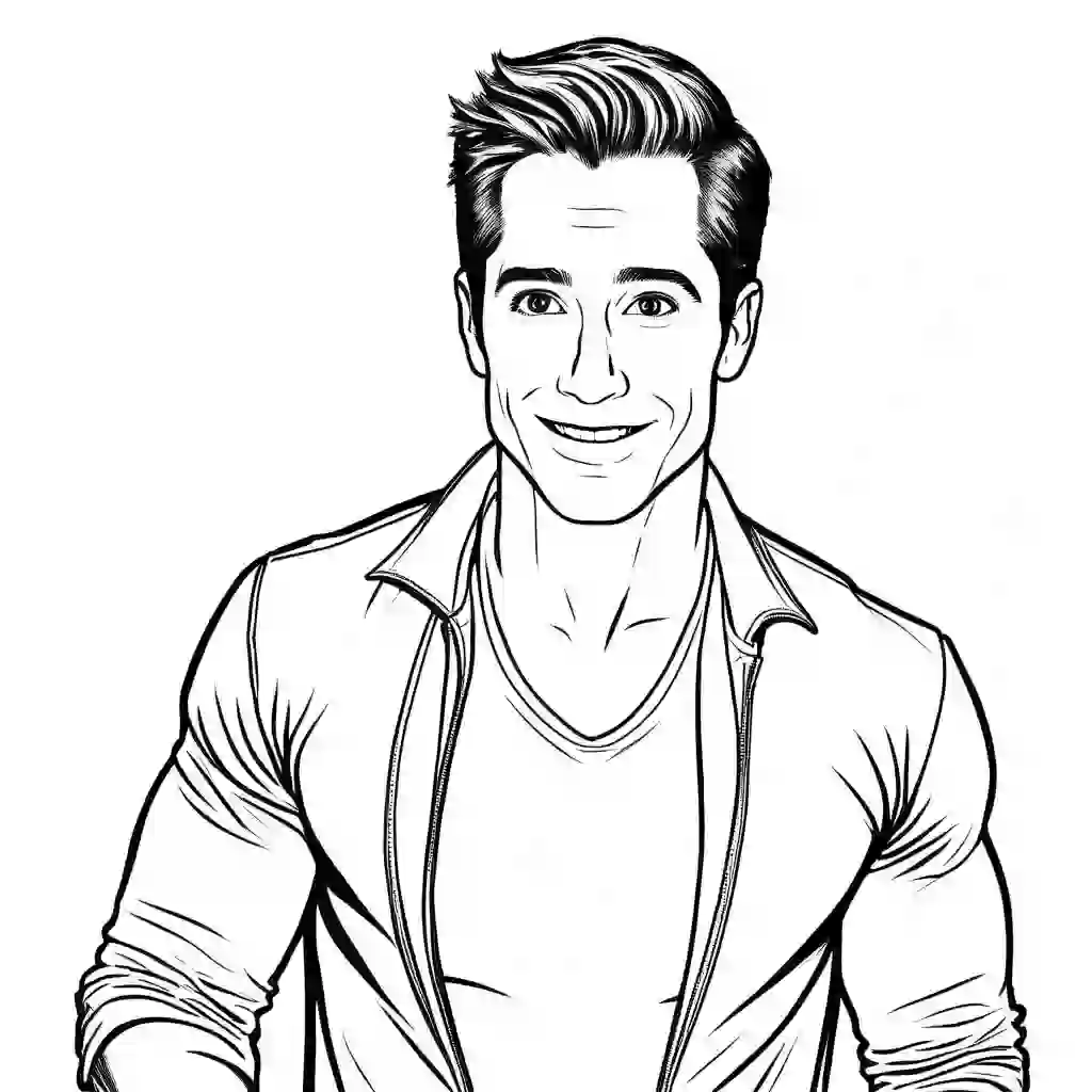 Actor coloring pages